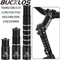 AliExpress BUCKLOS Bicycle Handlebar Extension Riser Bike Stem Rise Up Aluminum Alloy Bicycle Handlebar Heighten 70/80/100/120/180/210MM