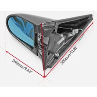 High Quality Glossy Carbon Fiber Rearview Mirror Fits Accord CL7 2002-2008 Right Hand Drive Racing Replacement Part