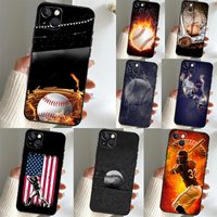Baseball Ball Phone Case For Samsung Galaxy S25 S26 Ultra S24 S23 S22 S21 FE S10 S20 Plus S25 FE Soft Cover