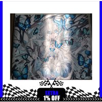 Nemvira Skeleton Butterfly Mouse Pad Neutral Smoothness Mousepad Be Non-Slip Soft Rubber Base Moisture Proof PC Accessories Gift