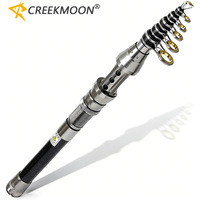 Carbon Telescopic Pole 1.5m 1.8m 2.1m 2.4m Multifunction Fishing Rod Portable Travel Spinning Fishing Rods for Fish Tackle Pesca
