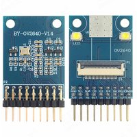 OV2640 Camera Module Adapter Board Module with Double Flash Light Control Development 8-Bit SCCB IIC Port 18PIN RGB YUV JPEG
