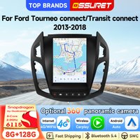 Ossuret 9,7'' 2 Din 6115 Android 15 Autoradio für Ford Tourneo Connect/Transit Connect 2013-2018 CarPlay Android Auto Plug&Play GPS-Navigation RDS DSP Audio Bluetooth AI Smart Screen