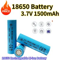 New 18650 Battery 3.7V 1500mAh Rechargeable Lithium Batteries for Mobile Phone Medical Equipment Strong Light Flashlight LED