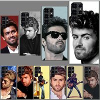 George Michael Phone Case For Samsung Galaxy S24 S23 S21 S20 FE S22 S26 Ultra S25 Edge S10 Plus Cover Clear TPU Capa Shell Coque
