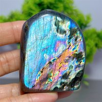 Rainbow Labradorite Free Form Natural Crystal Home Decoritems Room decor Lucky Quartz Stone Garden Reiki Healing Energy Love