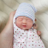 7" Boy Micro Preemie Full Body Silicone Baby Doll "Joseph" Lifelike Mini Reborn Doll Surprice Children Anti-Stress