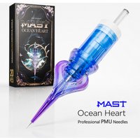 Mast Ocean Heart PMU Tattoo Cartridge Needles 1RL Disposable Permanent Makeup Lip Eyebrow Round Liner SMP Microblading Supplies
