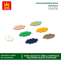 Wange70Pcs/lot 35470 Tile Modified 3 x 5 Cloud Accessories Compatible with Brick DIY Children's Toy Assembly Parts