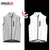 AliExpress WOSAWE Cycling Vest Men Women High Visibility Vest Motorcycle Cycling Sports Outdoor Night Safety Jacket Moto MTB Bike Clothing