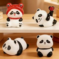 Night light cute panda cartoon animals can be used as decorations for bedroom atmosphere lights