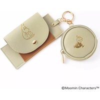 Moomin Cute Cartoon Portable Eyeglass Storage Case Multifunctional Coin Lipstick Daily Small Sundries Organizer Pouch