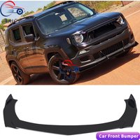 LAICY For Jeep Renegade 2015-2022 Car Front Bumper Lip Body Kit Canard Lip Diffuser Spoiler Anti Scratch Guard Body Shovel