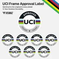AliExpress Round UCI Frame Approval Label Certification Bike Stickers Bicycle Decal