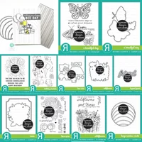 Birthday Buddies Banter Clear Stamps and Metal Cutting Dies Sets For DIY Craft Making Lace Greeting Card Scrapbooking Album