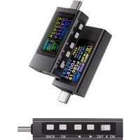 KWS-X1 4V-30V 12A Type C Tester Voltmeter Ammeter TYPE-C Fast Charge Detection Trigger Capacity Measurement Power Meter