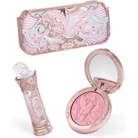 Flower Knows Knight Unicorn Collection Makeup Gift Set 3PCS Kit Eye Shadow Palette Long Lasting Lipstick Blusher Setting Powder