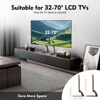 Universal TV Stand Pedestal Tabletop for 32 to 70 inch LCD /LED/Plasma Adjustabe Universal TVs Screen Bracket TV Feet