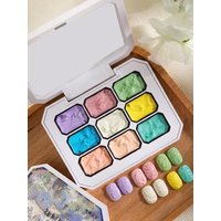 9-Color Macaron Gel Polish, Solid UV Nail Gel, Gradient Blush Pat-On Gel Polish, Summer Dopamine-Infused Nail Art Charm