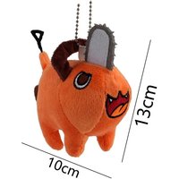 10/40cm /Anime Chainsaw Man Dolls Plush Toy Cartoon Pochita Orange Dog Pillow Stuffed Soft Toy for Kids Birthday Gift..