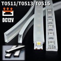 Super Thin LED Neon Silicone Tube Rope Lamp T0511 T0513 T0515 Flexible Channel Cover Waterproof Soft Ribbon Strip Light Diffuser