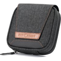 Étui de rangement pour filtres d'objectif K&F CONCEPT à 4 emplacements avec poche intérieure pour filtres ND UV CPL de 37 mm et 95 mm, sac de transport pour filtres, pochette pour appareil photo