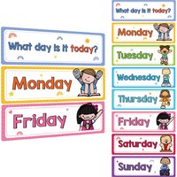 English Words Learning Cards Subject Titles for Bulletin Board Boarder Headliners Classroom Decoration Teacher Teaching Aids
