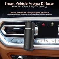 Smart Car Aroma Diffuser Auto Start Stop with Engine Fast Deodorizer Long Lasting Fragrance 6 Bottles Essential Oils Gift
