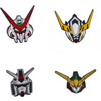 4Pcs/set mecha warrior badge, robot brooch, clothing backpack decoration accessory brooch