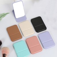 Personalized Customized Small Mirror Makeup Mirror Portable Folding Mirror Desktop Standable Mini Portable Personalized Gift