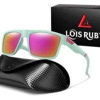 AliExpress LOISRUBY UV400 Polarized Square Cycling Sunglasses Men Women Outdoor Sports Running Driving Party Wear Goggles with Case