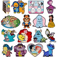 Cute Cartoon Figure Pins Classic Anime Badges Brooches for Clothing Enamel Pin Woman's Badge Jewelry Accessories Gift for Friend