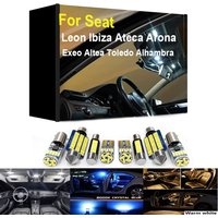 Interior LED Light Kit For Seat Leon 1M 1P 5F Ibiza 6L 6J 6P Ateca Arona Exeo ST Altea Toledo Alhambra Canbus No Error Auto