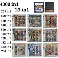 4300 in 1 Compilation DS 3DS 3DS NDSL Game Cartridge Card Video Game Handheld Player (R4 card) 23in1/208in1/280in1/482/486