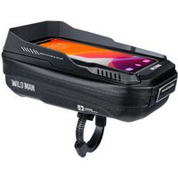 AliExpress PCYCLING WILD MAN Quick Release Bike Phone Mount Bag Touch Screen Sun Visor EVA Hard Shell Bicycle Handlebar Stem Pouch Accessories