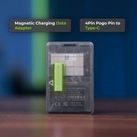 7.62mm 4pin Pogo Pin to Type-C Connector Magnetic Charging Data Adapter Head for SenseCAP Tracker T1000-E