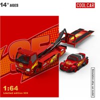 Cool Car 1:64 H300 /Beetle Red Painted Simulation Alloy Car Model for Collection&Display&Gift