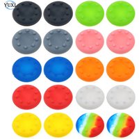 YuXi 4pcs Silicone Thumb Stick Grips Cap For PS5 PS4 Pro Slim For PS3 controller Thumbstick Cover For Xbox 360 One Gamepad