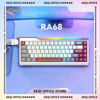 IROK RA68 magnetic switch mechanical keyboard aluminum RGB Wired gaming e-sports keyboard gasket Customized PC accessories gifts