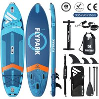 SUP Inflatable PVC Stand Up Paddle Board Surfboard Water Sport Floating Kayak Surfing Board for Sea Lake Outdoor Water Entertain