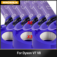 HEPA Filter For Dyson V7 V8 Cordless Vacuum Cleaner Accessories Washable Filter Replacement Efficient Cleaning Spare Parts
