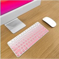 Keyboard Cover Skin for 2024-2021 Apple Magic Keyboard 3 with Touch ID A3118 A2449 Silicone Keyboard Protector for iMac 24''