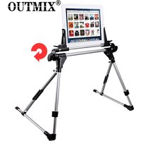 OUTMIX Tablet Stand Phone Holder Adjustable Lazy Bed Floor Desk Tripod Foldable Desktop Mount for iPhone iPad Galaxy Tab Support