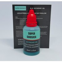 Super Goosica tatouage Gel bleu Gel secondaire pendant le maquillage Permanent Microblading Piercing sourcil lèvre Liner beauté du corps 30ml