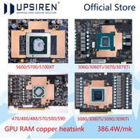 UPSIREN GPU RAM Copper Heat Sink For Radiator Memory Miner RTX 3060 3070 3080 3090 / 5600 5700 GPU 15-40 Degree Thermal Pad