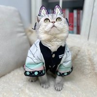 Halloween Pets Cosplay Costume Pet Worm Pillar Spring Summer Cat Clothes Ninja Shinobu Cosplay Kimono Dog Shinobu Clothing