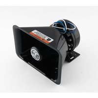 Car mounted alarm modification promotional horn 12V24V car alarm horn large speaker 300W alarm horn car black front horn