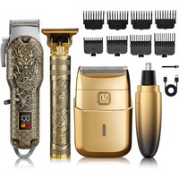Four in one USB electric beauty kit, hair trimmer, beard trimmer, electric nose hair trimmer, suitable for daily shaving