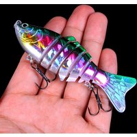 Colorful Submerged Multi-Section Fish Lure Set - New Fishing Gear for Anglers