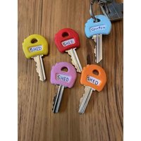 8pcs Holiday Themed Cartoon Silicone Key Caps - Scratch Prevention, Easy To Identify, Great For Christmas Gifts And Decoration